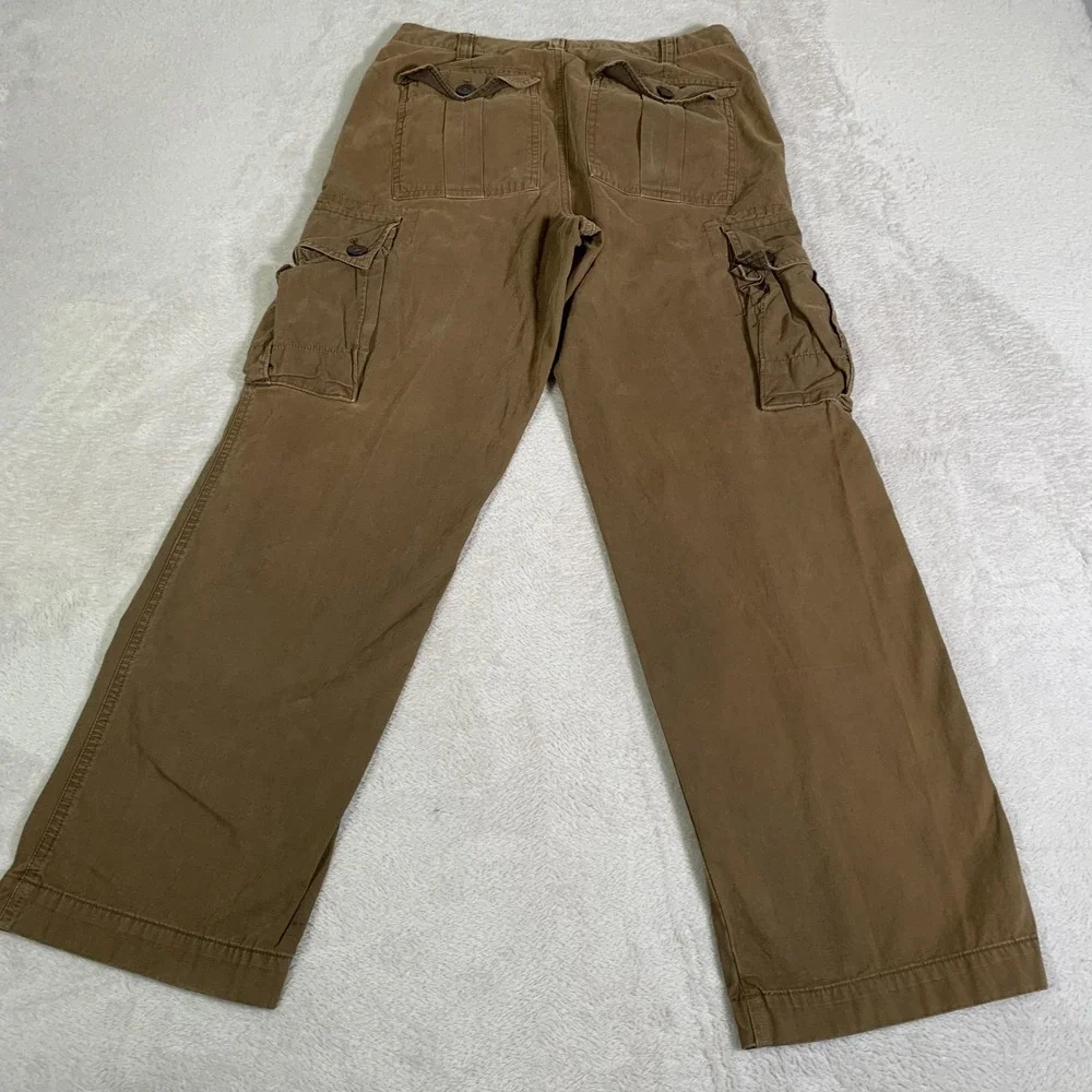 Banana Republic Pants Mens 29x30 Brown Garment Dye Cargo Paratrooper Y2K